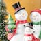Glitzhome® 10.25" Christmas Resin Snowman Family Table Decor